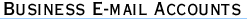 Business E-mail Accounts